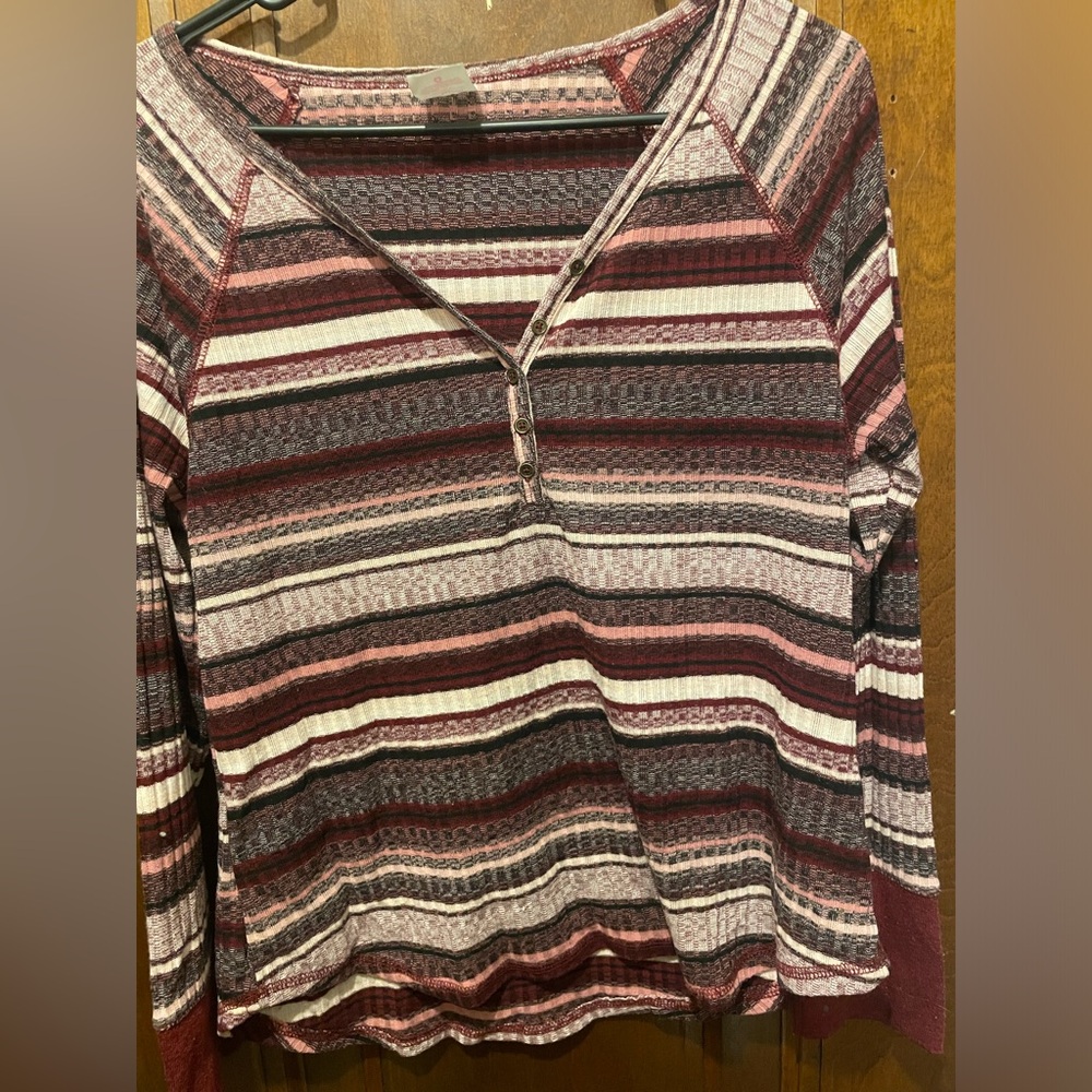 XXXL No Boundaries Striped Long sleeve shirt